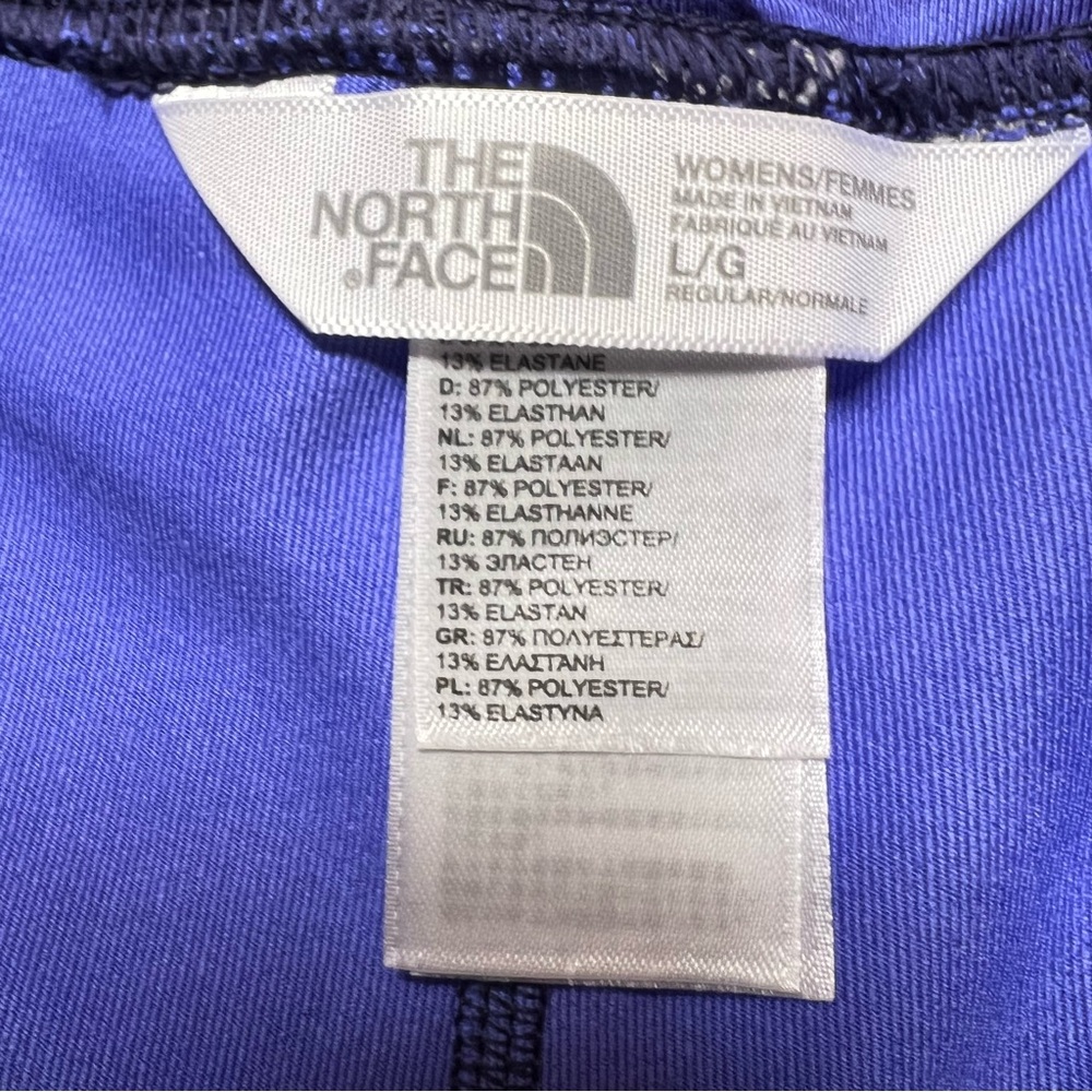 The North Face Purple Patterned Capri Tights/Legg… - image 4